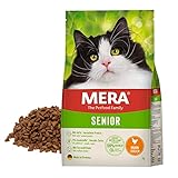MERA Cats Senior Huhn (2kg), Trockenfutter für sensible Katzen, getreidefrei & nachhaltig, mit hohem Fleischanteil